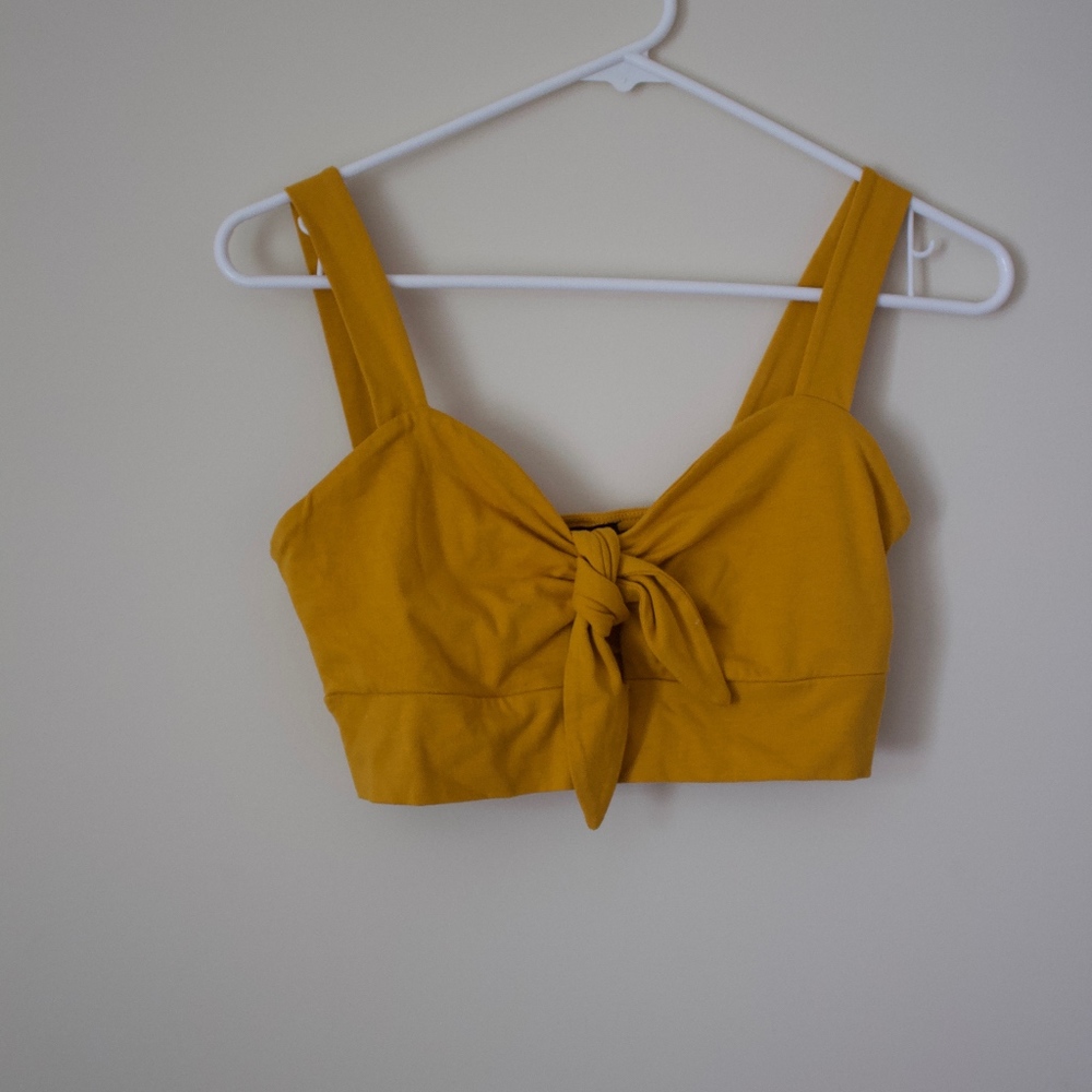 Yellow Crop Tank
